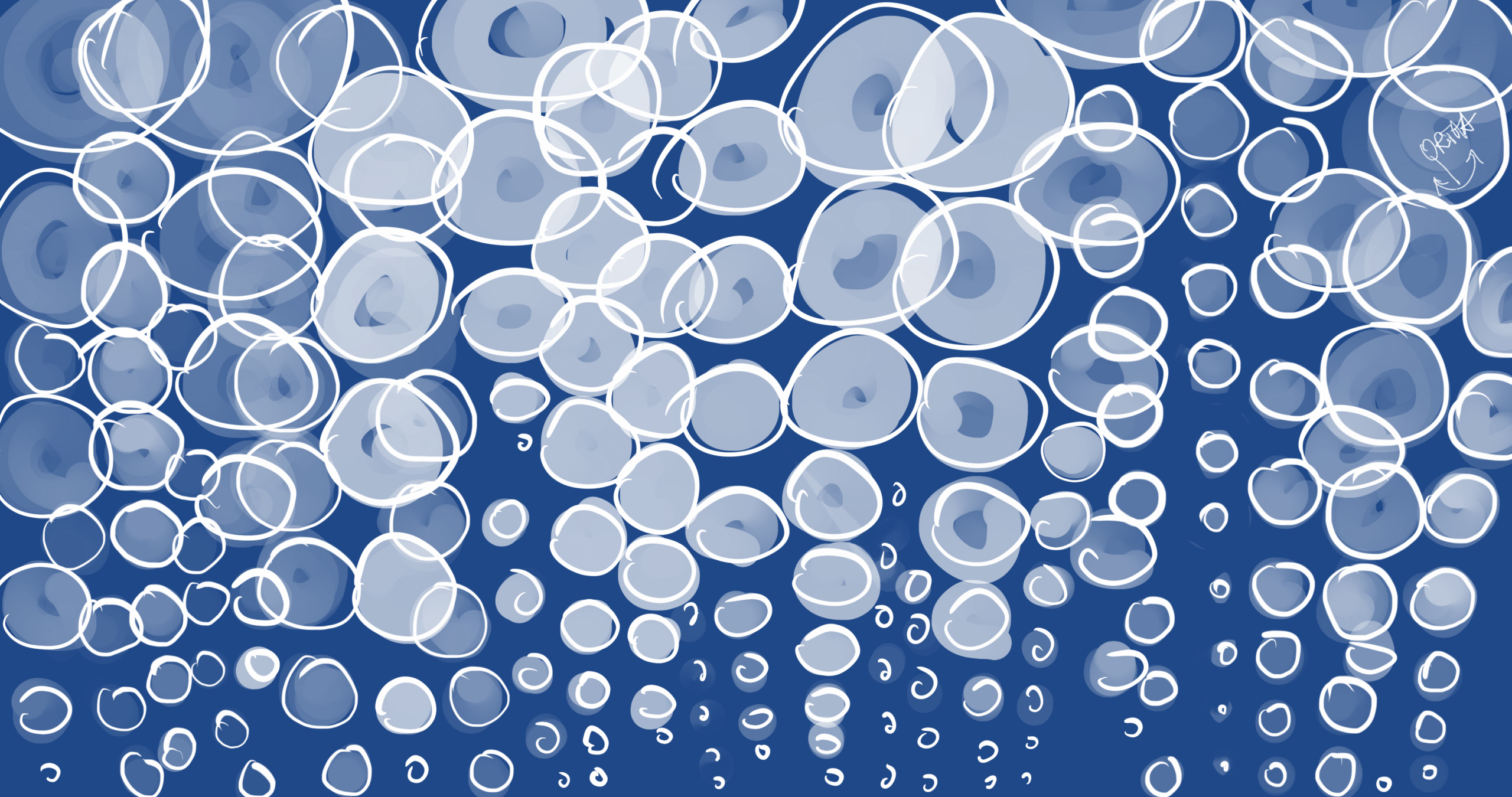 Blaue Reihe: Blasen